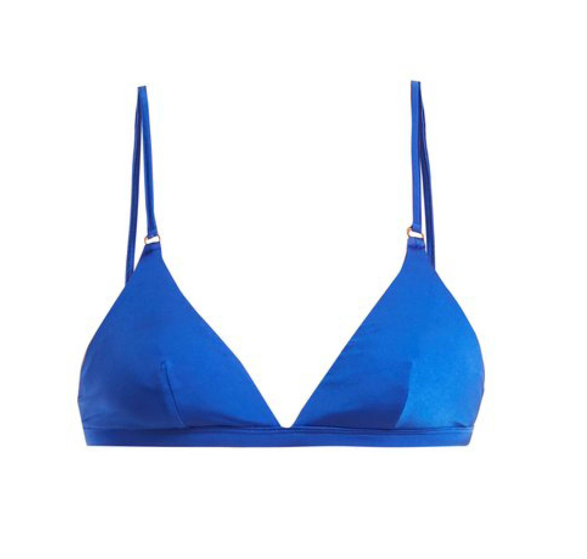 Paradise Found Bikini Top Electric Blue