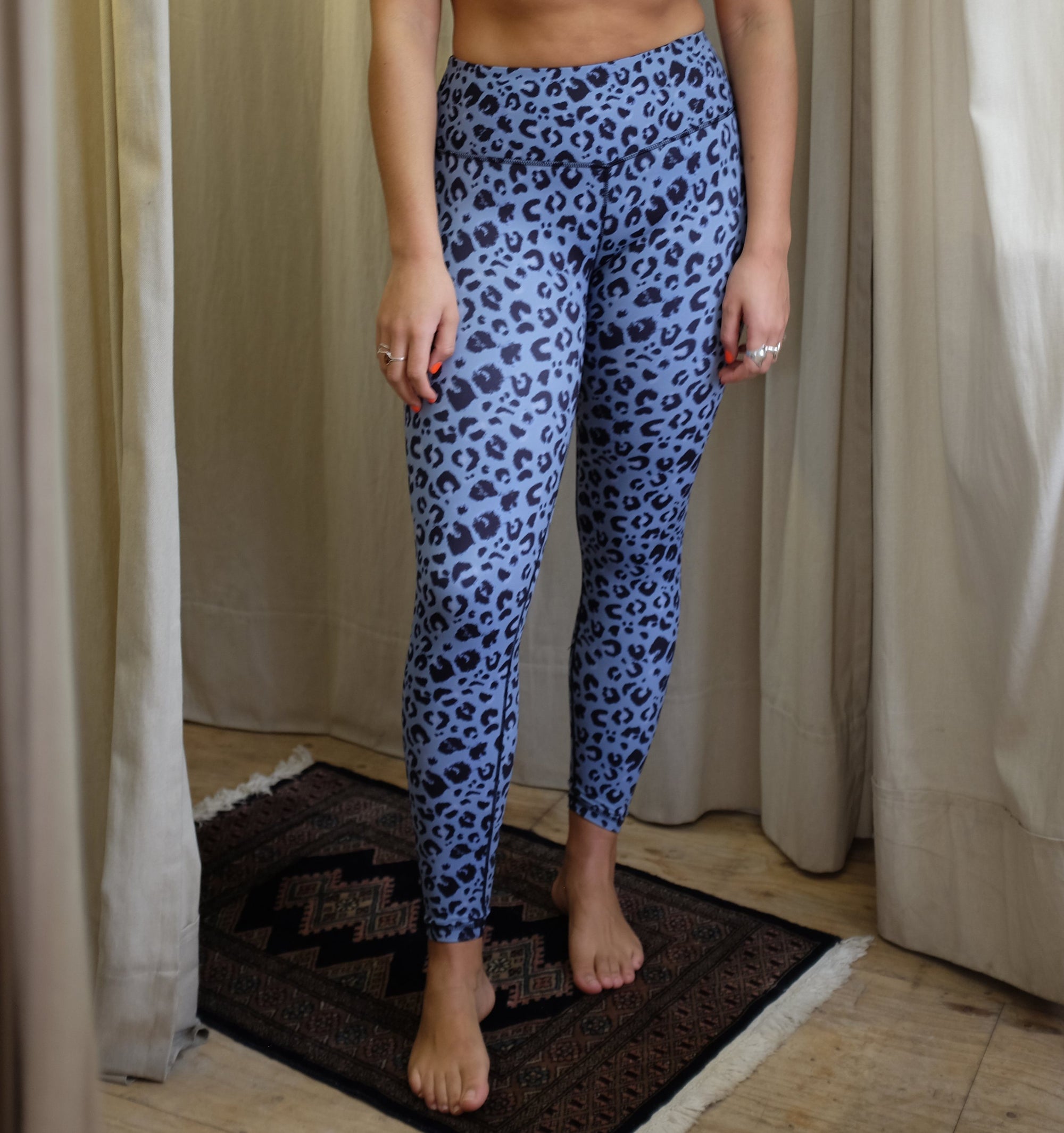Slate Leopard Legging Sport Born Nouli