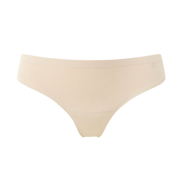 Soft invisible microfibre thong [Beige] – The Pantry Underwear