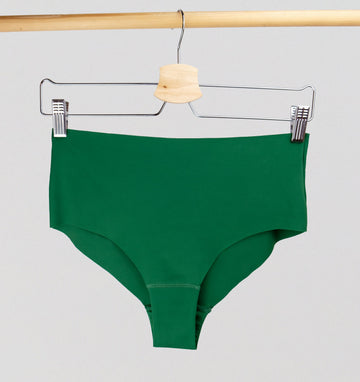 Body contour seamless mid rise brief [Forest Green] Bottoms The Pantry Underwear 