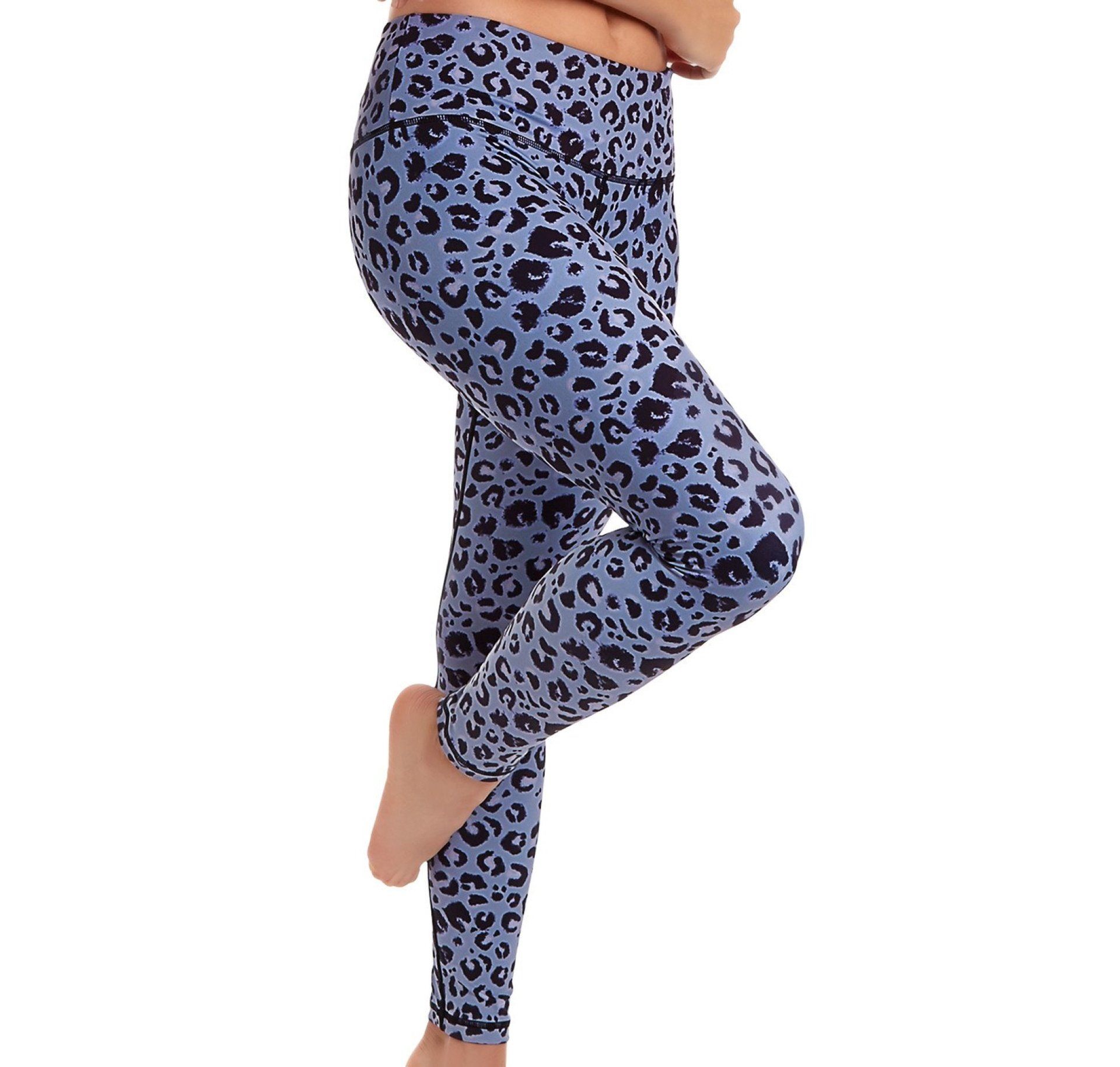 Slate Leopard Legging Sport Born Nouli extra-small