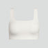 Medium support square neck sports bra [Ivory] Sport Girlfriend Collective 
