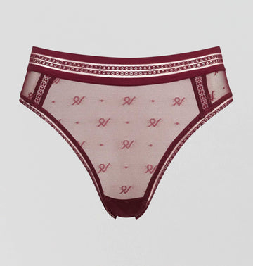 Abstract mesh deep brazilian [Garnet] Bottoms Nudea 