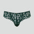 Abstract petal lace brief [Forest green] Bottoms Panache 