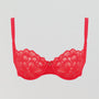 Abstract petal lace balconette [Ruby Red] Bras Panache 