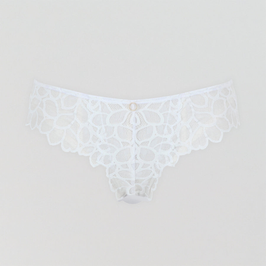 Abstract petal lace brazillian [Ivory]