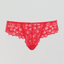 Abstract petal lace brief [Ruby Red] Bottoms Panache 8 
