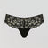 Abstract petal lace thong [Black] Bottoms Panache 8 
