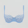 Abstract petal lace balconette bra [Bluebell] Bras Panache 30D 
