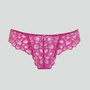 Abstract petal lace knicker [Magenta]