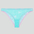 Aquamarine lace & powder pink knicker Bottoms Dora Larsen XS (8) 