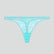 Aquamarine lace & powder pink thong Bottoms Dora Larsen XS (8) 