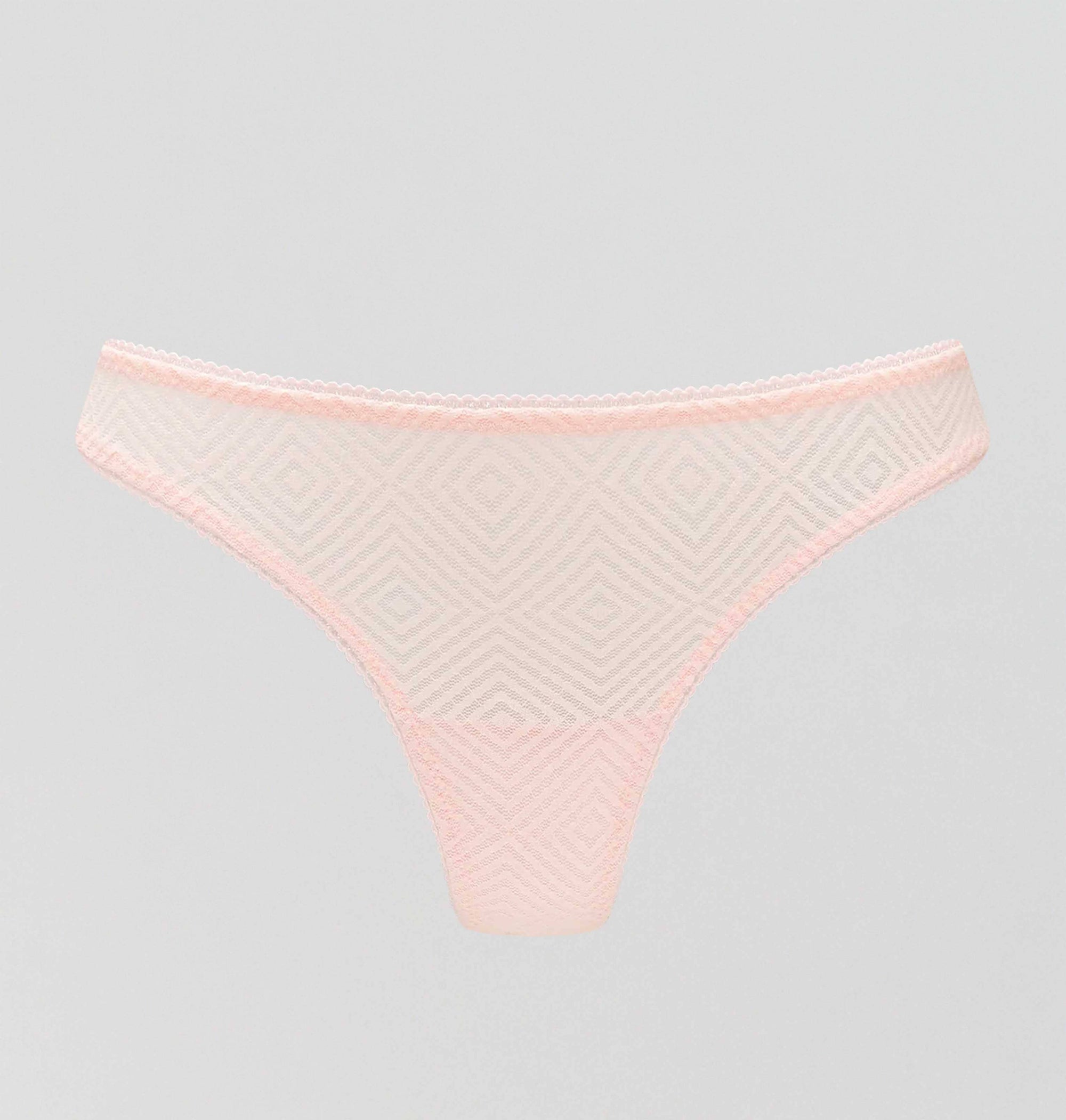 Aztec lace thong [Blush] Bottoms Nudea 