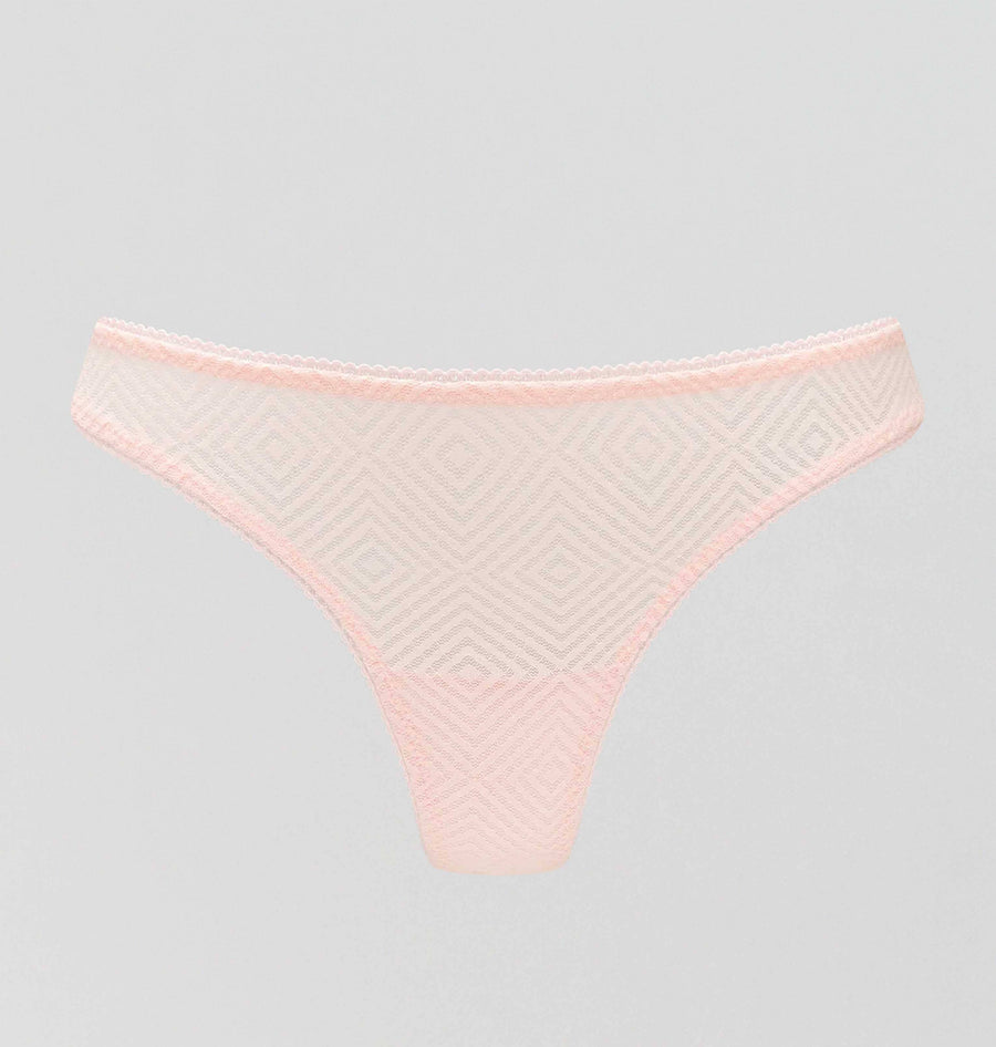 Aztec lace thong [Blush] Bottoms Nudea 