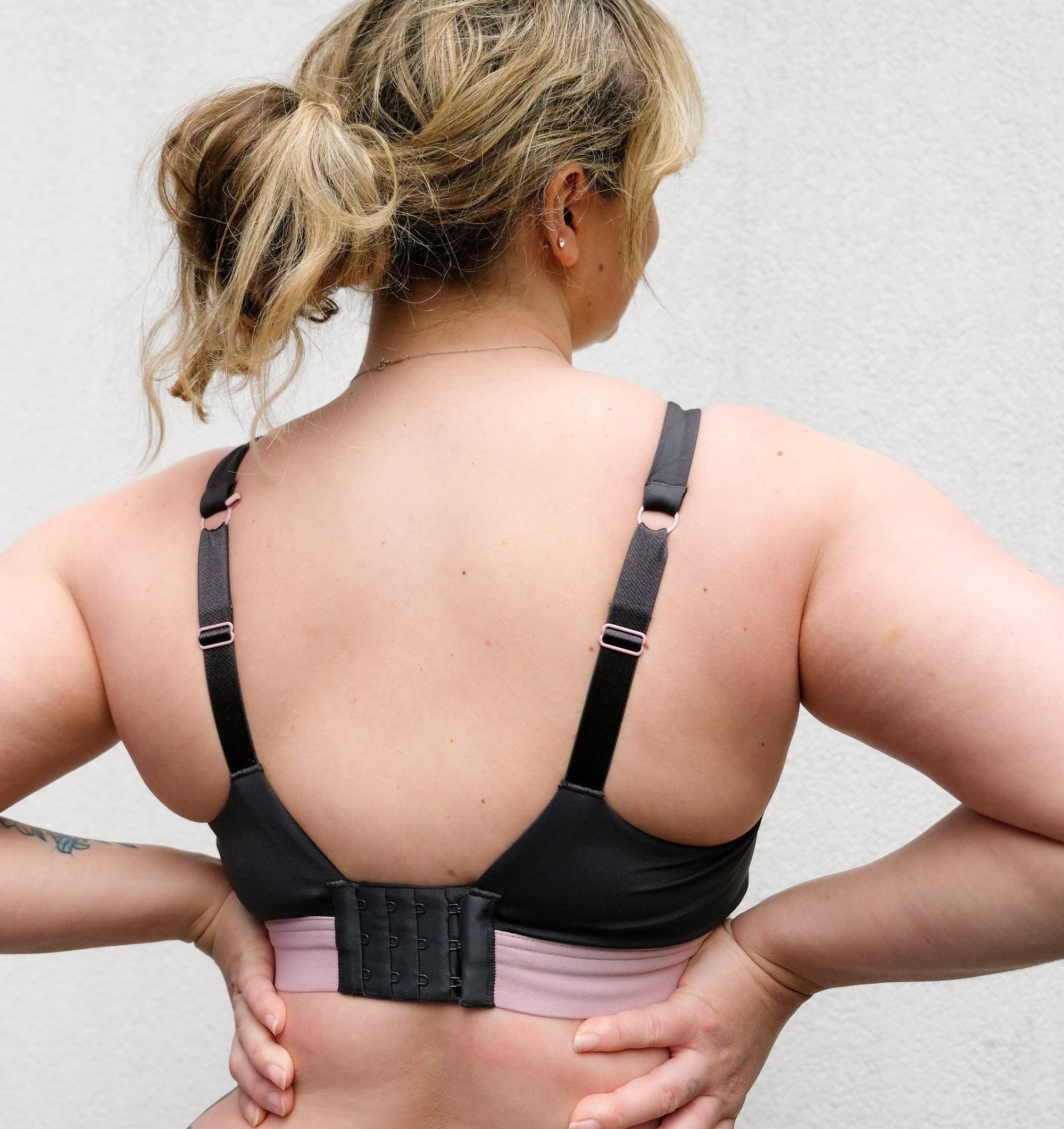 High impact non padded wired sports bra [Charcoal] Bras Panache 