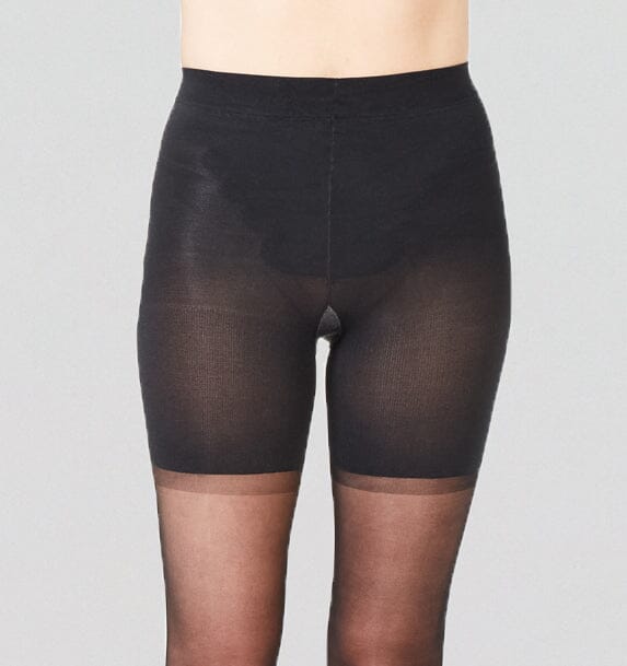 Sheer control shaping tights [Black 20 Denier] Shape Spanx 