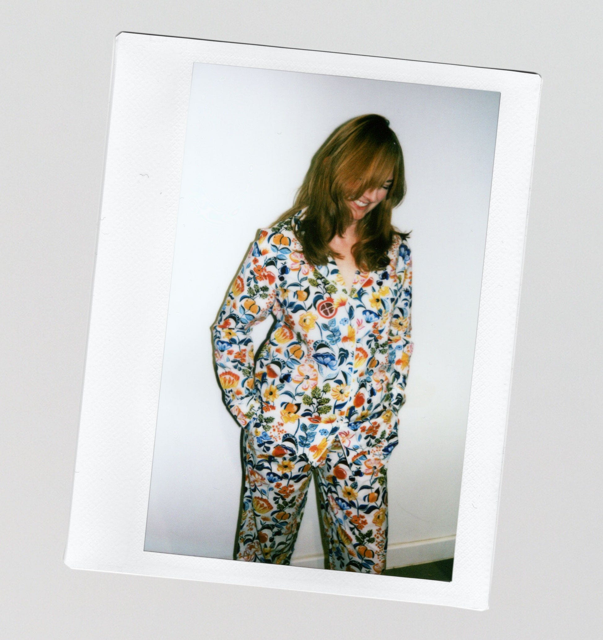 Organic cotton long pyjama set [Botanical Print] Sleep Myza 