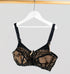 Black and cream lace nursing bra Maternity Panache 