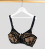 Black and cream lace nursing bra Maternity Panache 