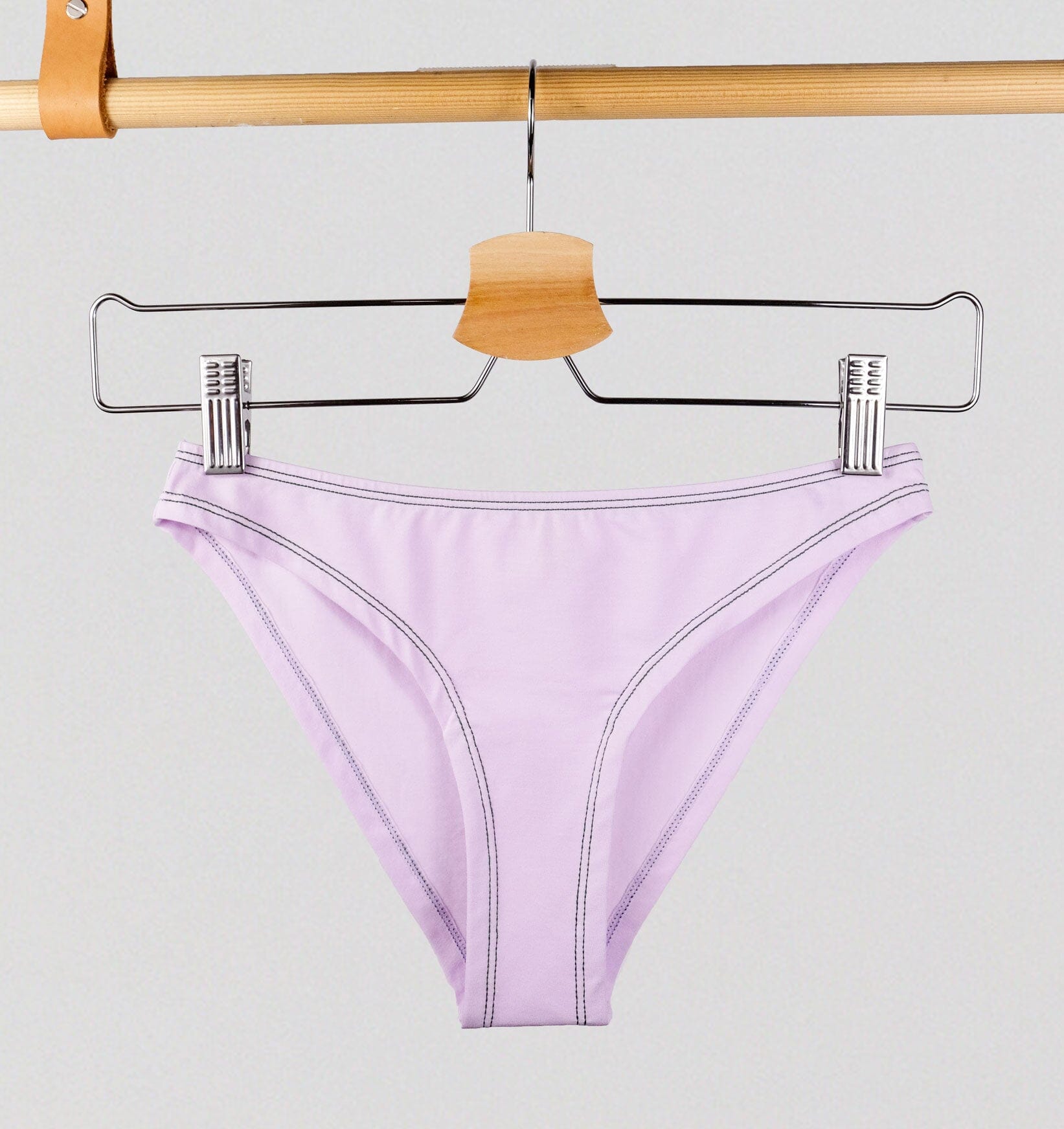 Cotton contour flat seam brief [Lilac] General The Pantry Underwear 