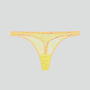 Buttercup lace & rose thong