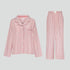 Classic stripe long cotton pyjama set [Cranberry] Sleep Nudea 