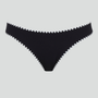 Classic crochet edge bikini brief [Monochrome]