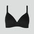 Cotton wire-free padded nursing bra [Black] Lisca 