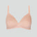 Cotton wire-free padded nursing bra [Peach] Lisca 