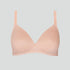 Cotton wire-free padded nursing bra [Peach] Lisca 