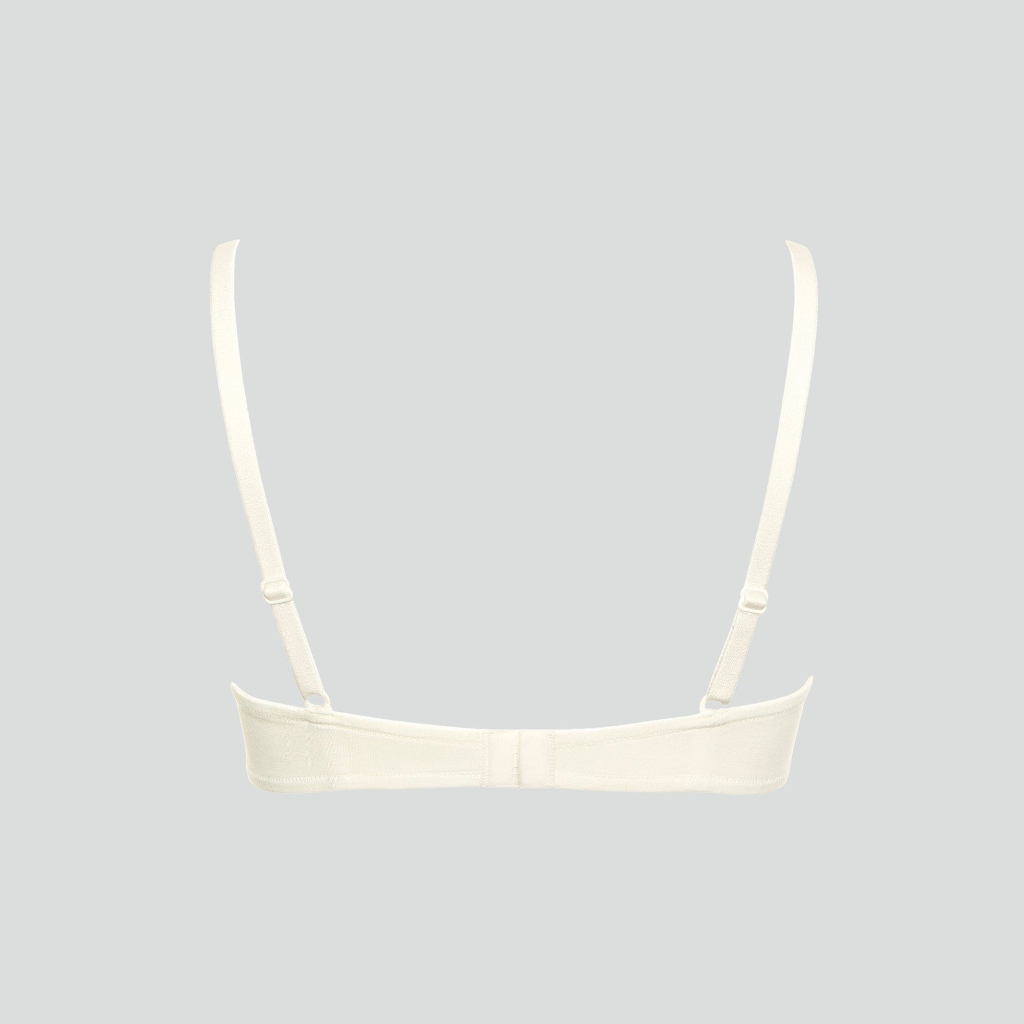 Cotton wire-free padded t-shirt bra [Cream] Lisca 