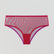 Cranberry mesh & magenta high waist knicker Bottoms Dora Larsen 