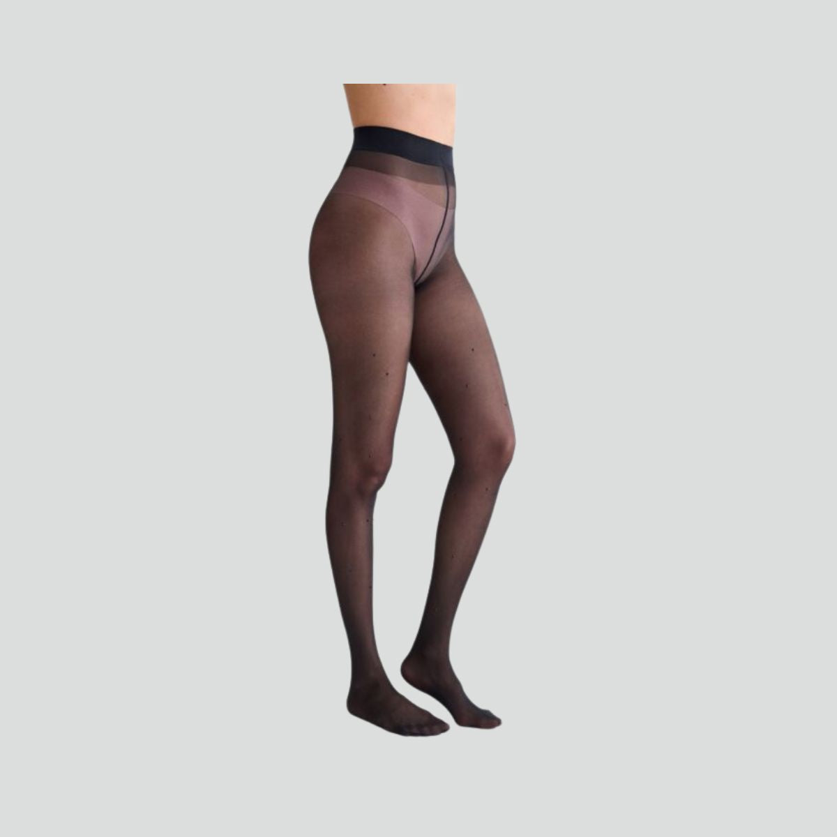 Crystal detail tights 40 denier [Black] Accessories Lisca 