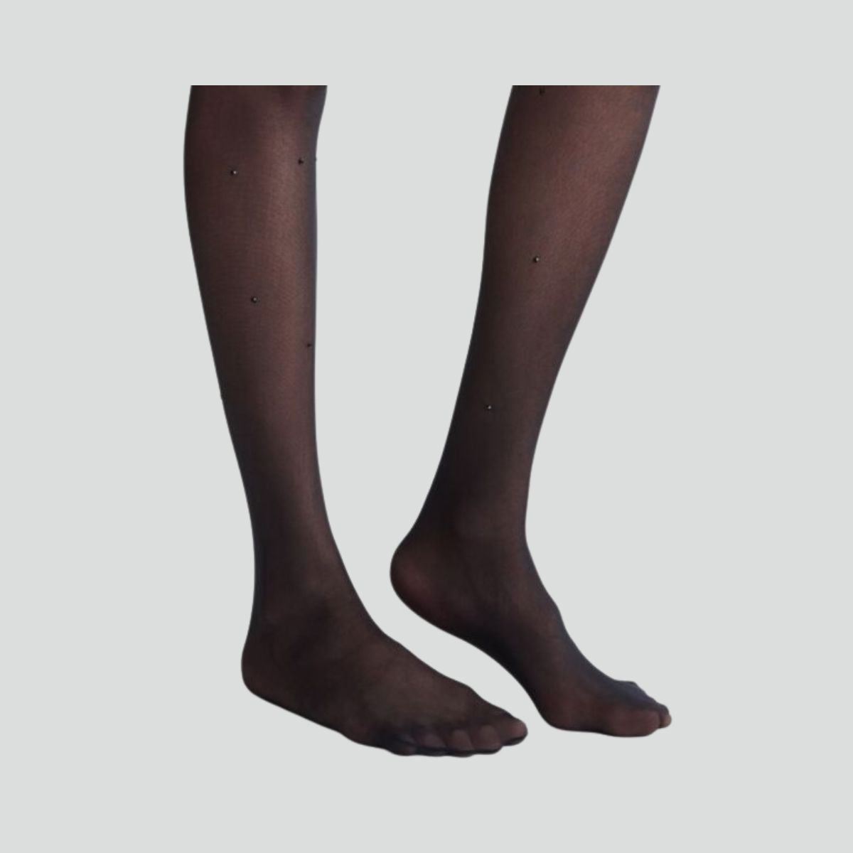 Crystal detail tights 40 denier [Black] Accessories Lisca 