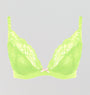 D+ lace high apex plunge [Lime] Bras Panache 