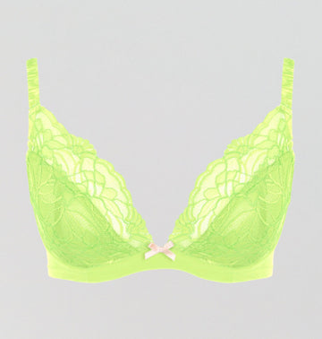 D+ lace high apex plunge [Lime] Bras Panache 