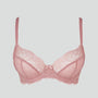 D+ lace plunge bra [Vintage Rose] Bras Panache 