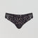 Lace & microfibre brazilian knicker [Black/Leopard] Bottoms Panache 