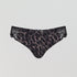 Lace & microfibre brazilian knicker [Black/Leopard] Bottoms Panache 