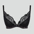 D+ lace high apex plunge [Black/Leopard] Bras Panache 