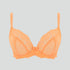 D+ lace plunge bra [Peach Melba] Bras Panache 
