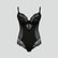 D+ lace plunge underwired bodysuit [Black] Shape Panache 