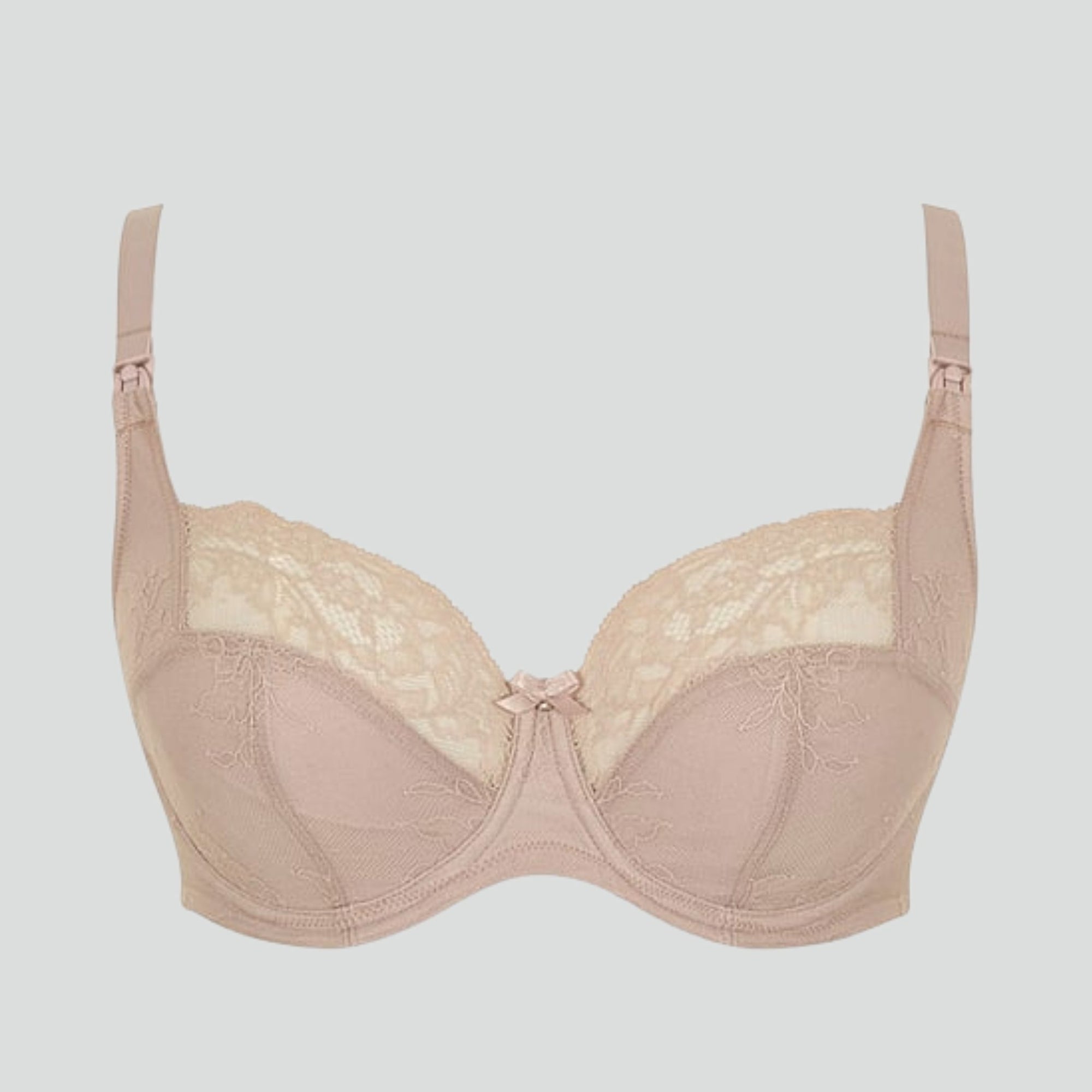D+ lace underwired nursing bra [Vintage Rose] Maternity Panache 