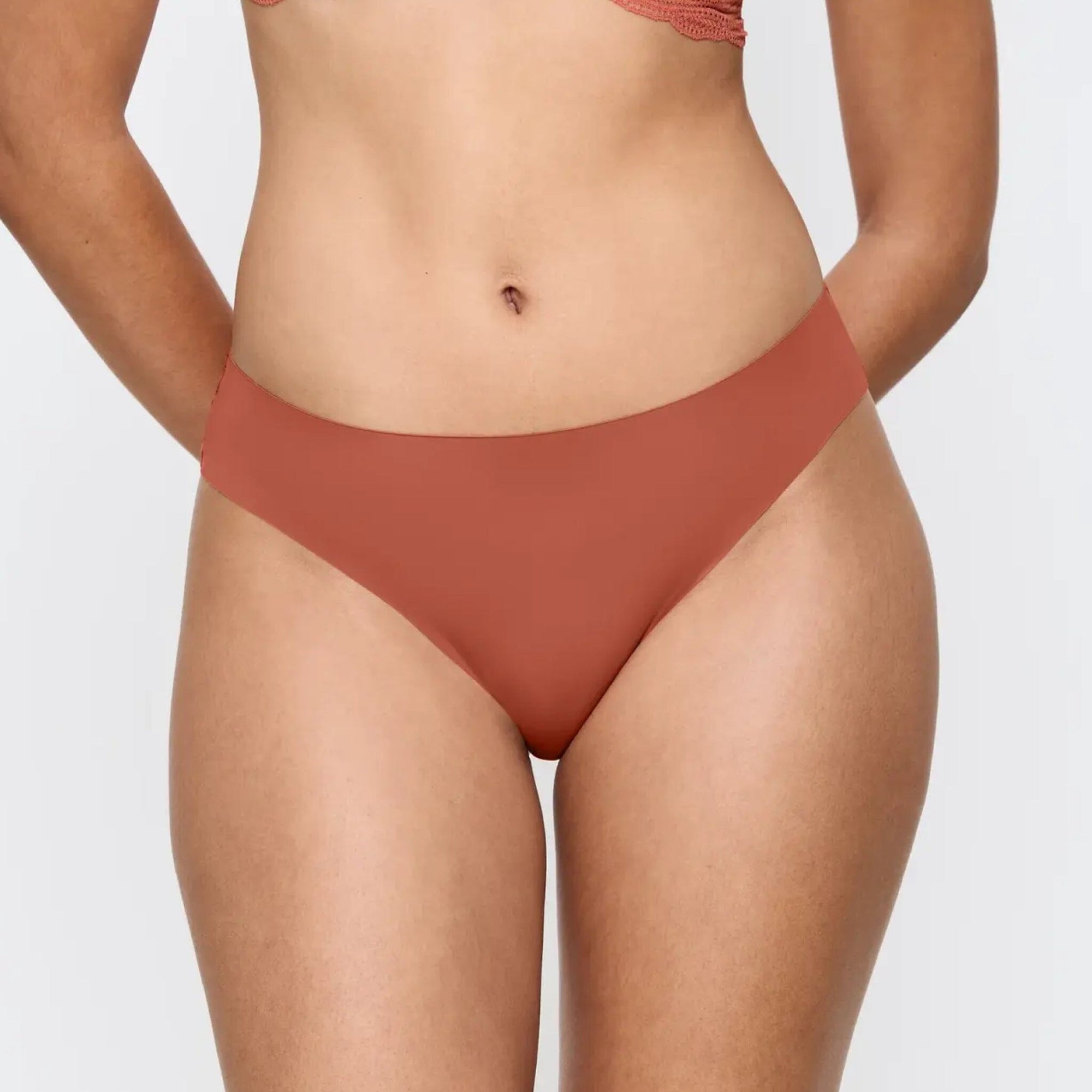 Everyday microfibre & lace knicker [Terracotta] Bottoms Triumph 