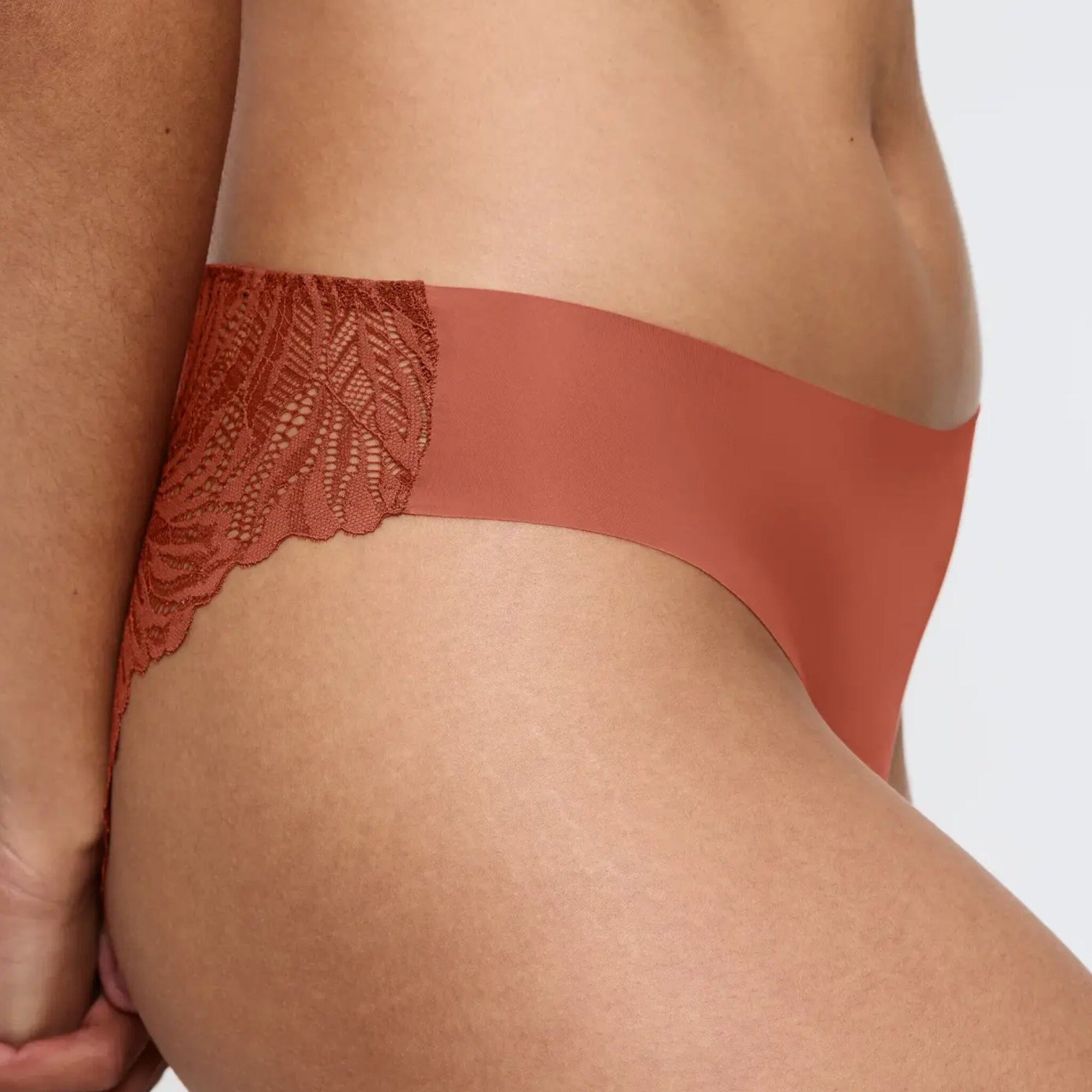 Everyday microfibre & lace knicker [Terracotta] Bottoms Triumph 
