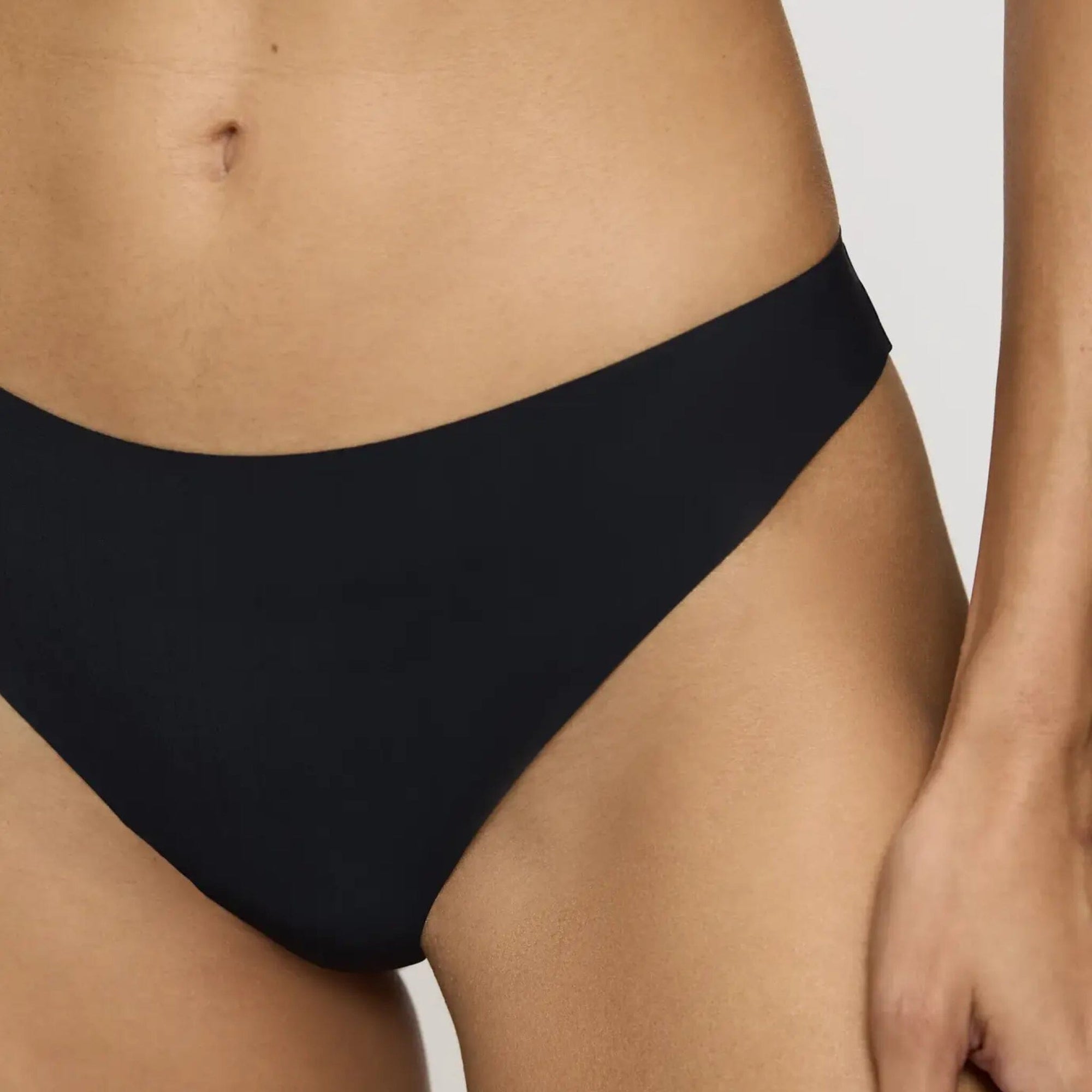 Everyday microfibre & lace thong [Black] Bottoms Triumph 