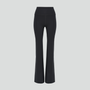 Flared high-rise compression legging [Black]