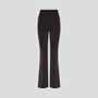 Flared high-rise compression legging [Dark Chocolate]
