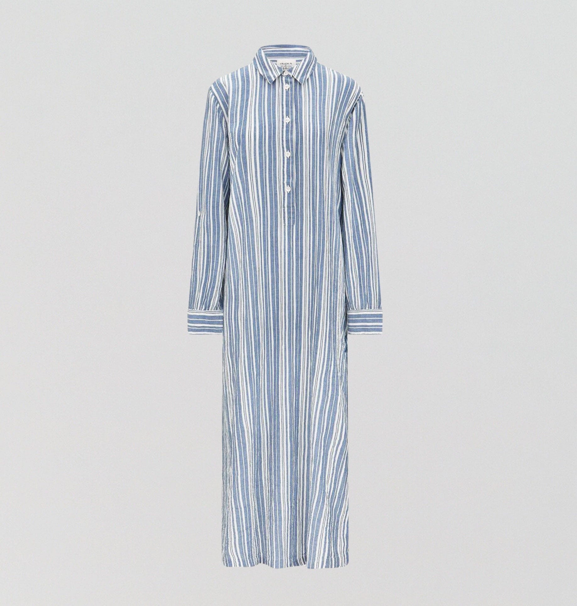 Floor length relaxed fit nightshirt [ French Blue] Sleep Nudea 