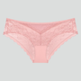Floral lace scalloped edge hipster knicker [Petal Pink]
